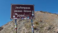 Vrchol Passo di Monte Giovo / Jaufenpass (2094 m) ze severovýchodu od Vipitena. (10/27)